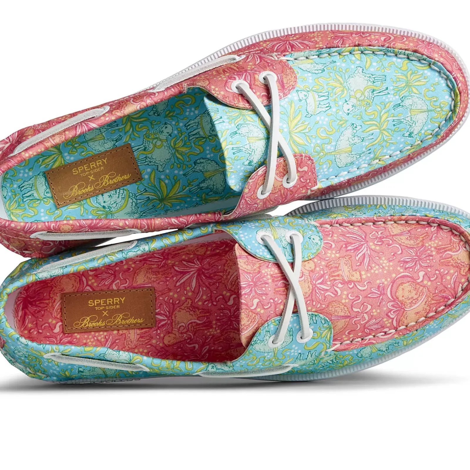 Authentic Original Boat Shoe|Sale^Sperry Men's x Brooks Brothers Authentic Original™ Boat Shoe Pink Multi
