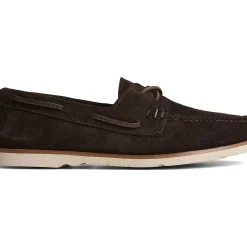 Handcrafted in Maine|Authentic Original Boat Shoe^Sperry Men's x Sunspel Authentic Original™ Suede Boat Shoe Ameretto