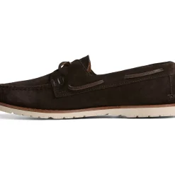 Handcrafted in Maine|Authentic Original Boat Shoe^Sperry Men's x Sunspel Authentic Original&trade; Suede Boat Shoe Ameretto