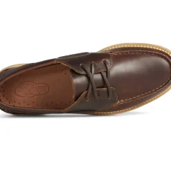 Authentic Original Boat Shoe|Sale^Sperry Unisex Authentic Original 3-Eye Vibram Boat Shoe Brown