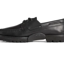Authentic Original Boat Shoe|Sale^Sperry Unisex Authentic Original 3-Eye Vibram Boat Shoe Black