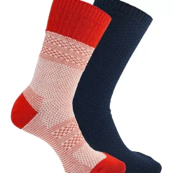 Socks & Liners^Sperry Women's Comfort Boot Crew Red Assorted