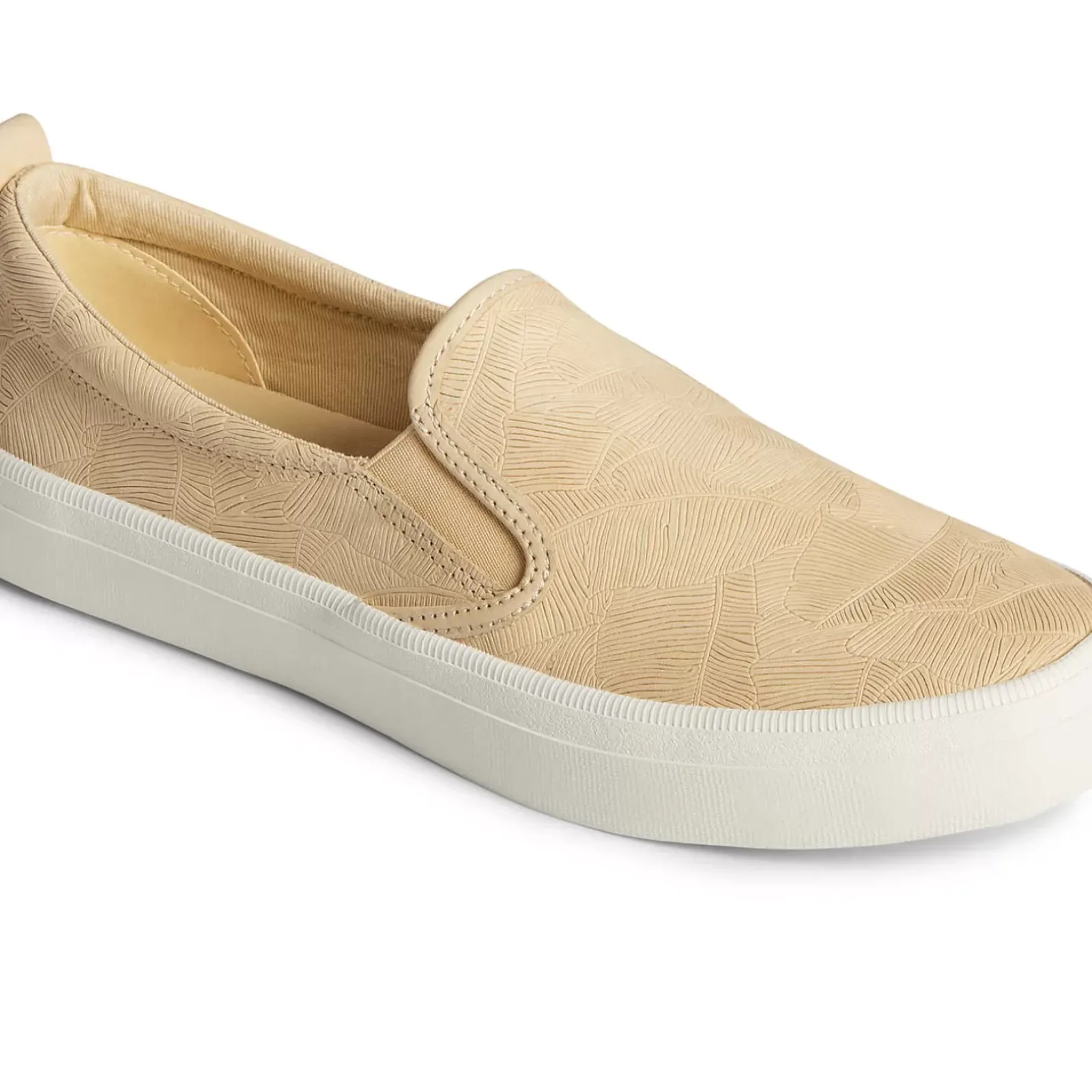 Sale|Sneakers^Sperry Women's Crest Leather Palm Embossed Slip On Sneaker Chamomile