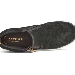 Sneakers|Boots^Sperry Women's Crest Lug Suede Chukka Black