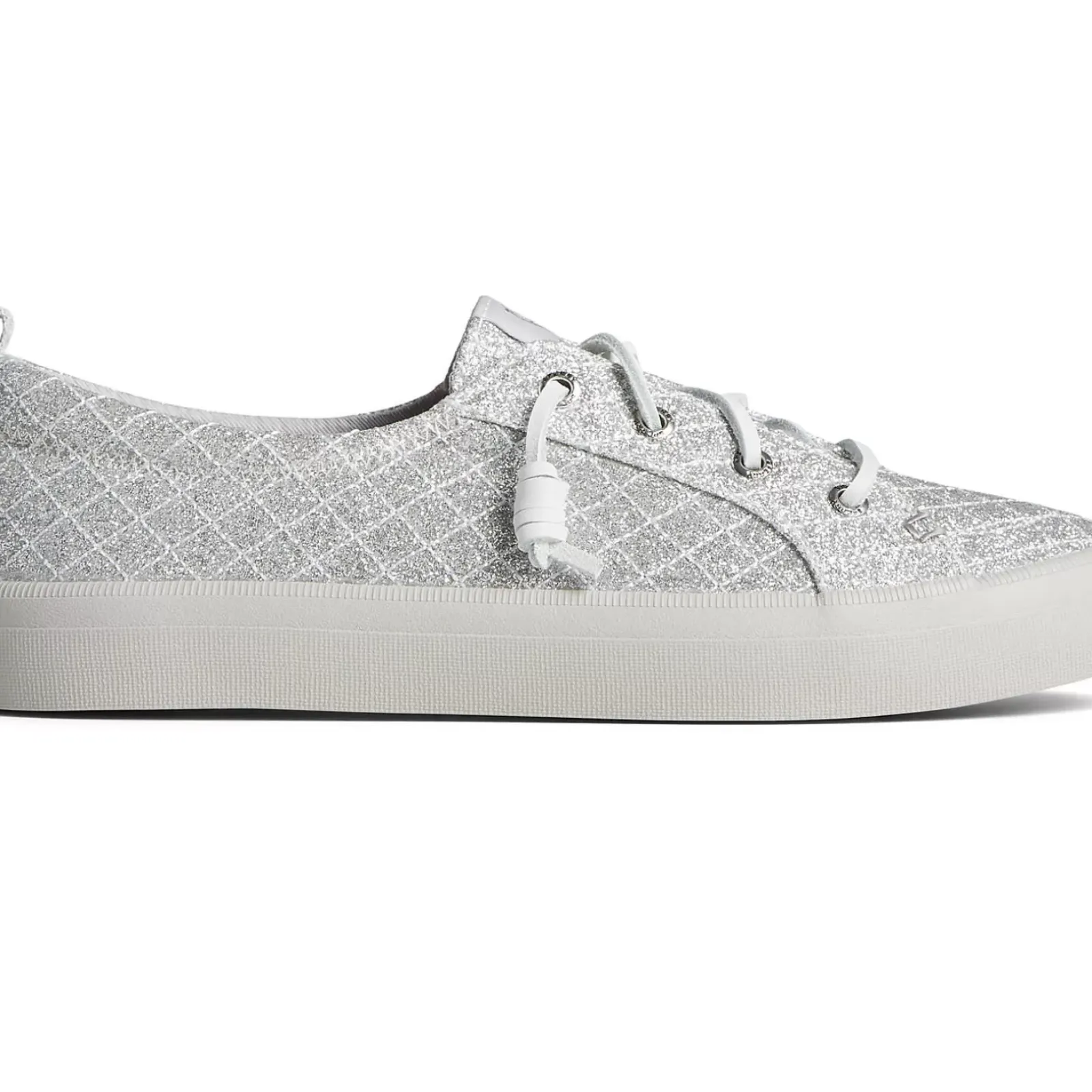 Sale|Sneakers^Sperry Women's Crest Quilted Shimmer Sneaker Silver