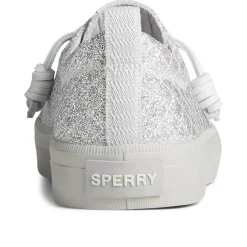 Sale|Sneakers^Sperry Women's Crest Quilted Shimmer Sneaker Silver