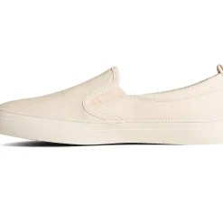 Sale|Sneakers^Sperry Women's Crest Twin Gore Shimmer Slip On Sneaker Off White