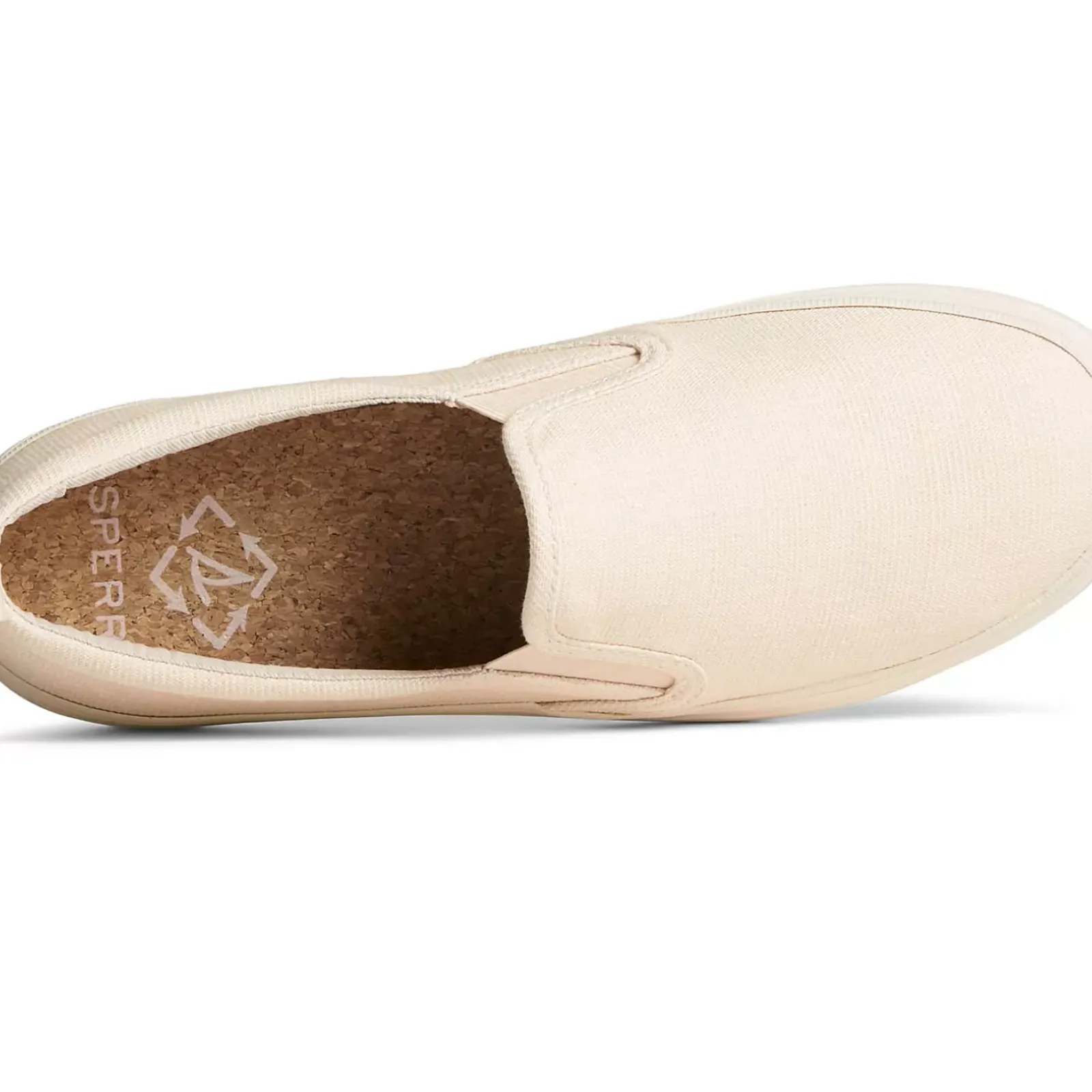 Sale|Sneakers^Sperry Women's Crest Twin Gore Shimmer Slip On Sneaker Off White