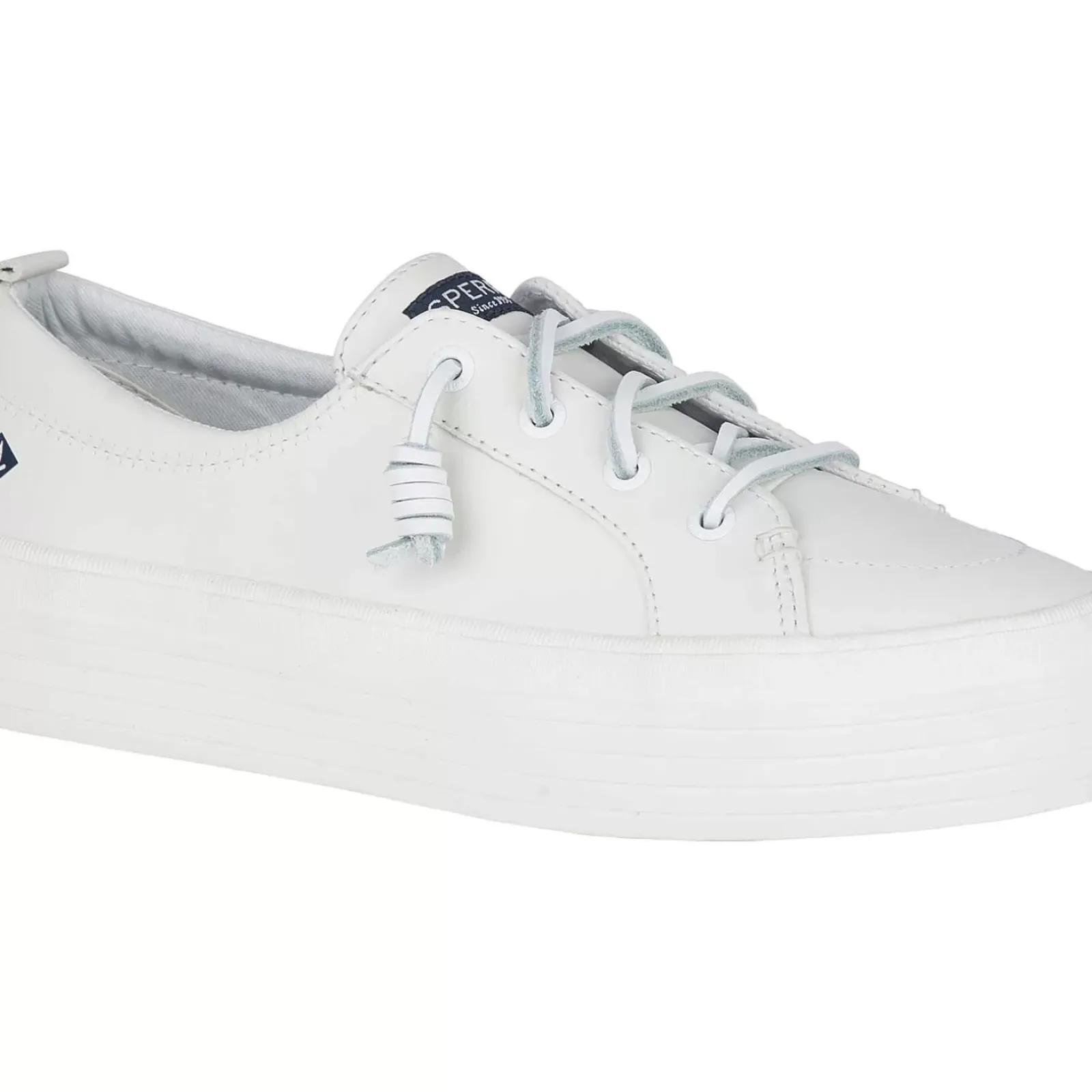Sneakers|Shoes^Sperry Women's Crest Vibe Platform Leather Sneaker White
