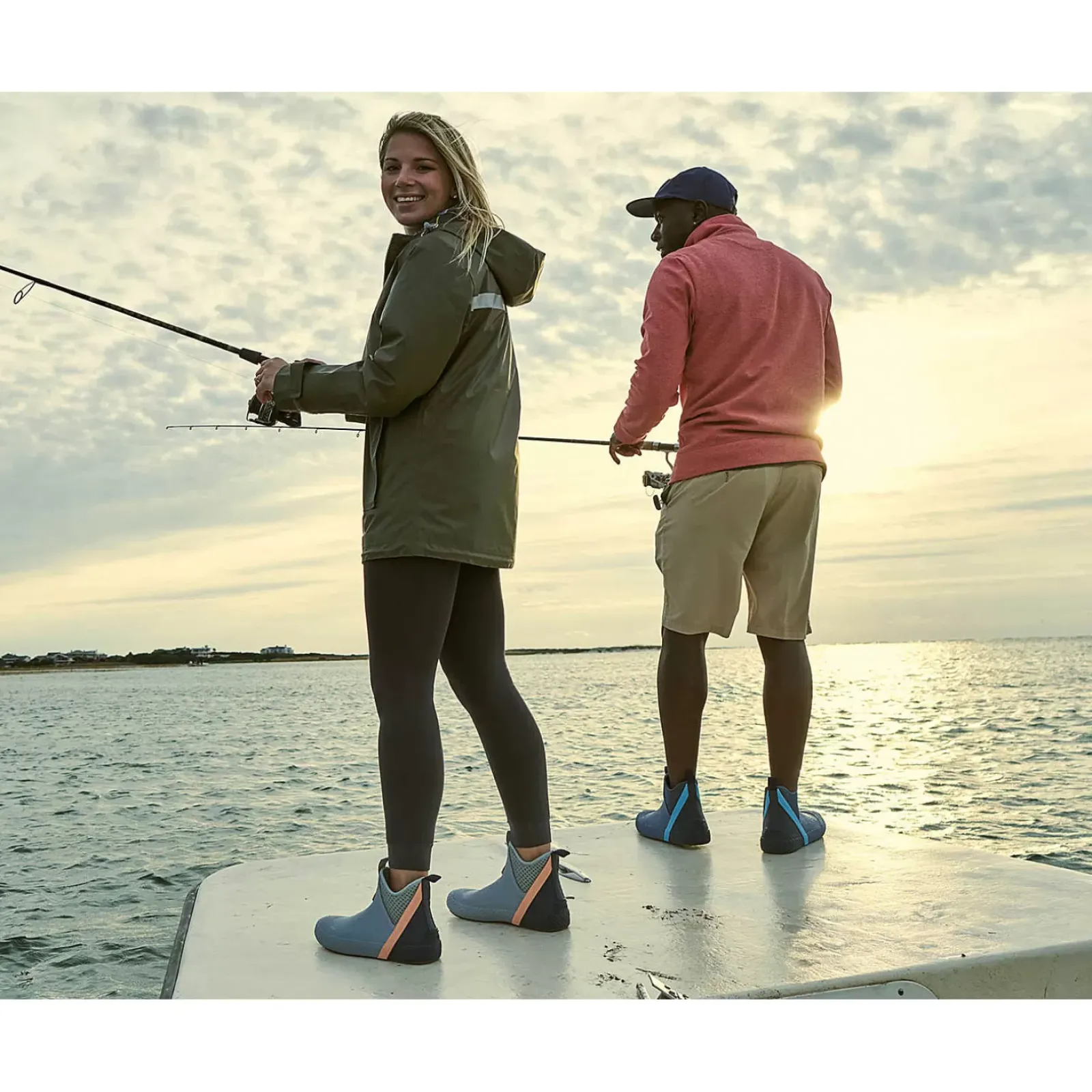 Active|Rain & Duck Boots^Sperry Women's Cutwater Deck Boot Cream
