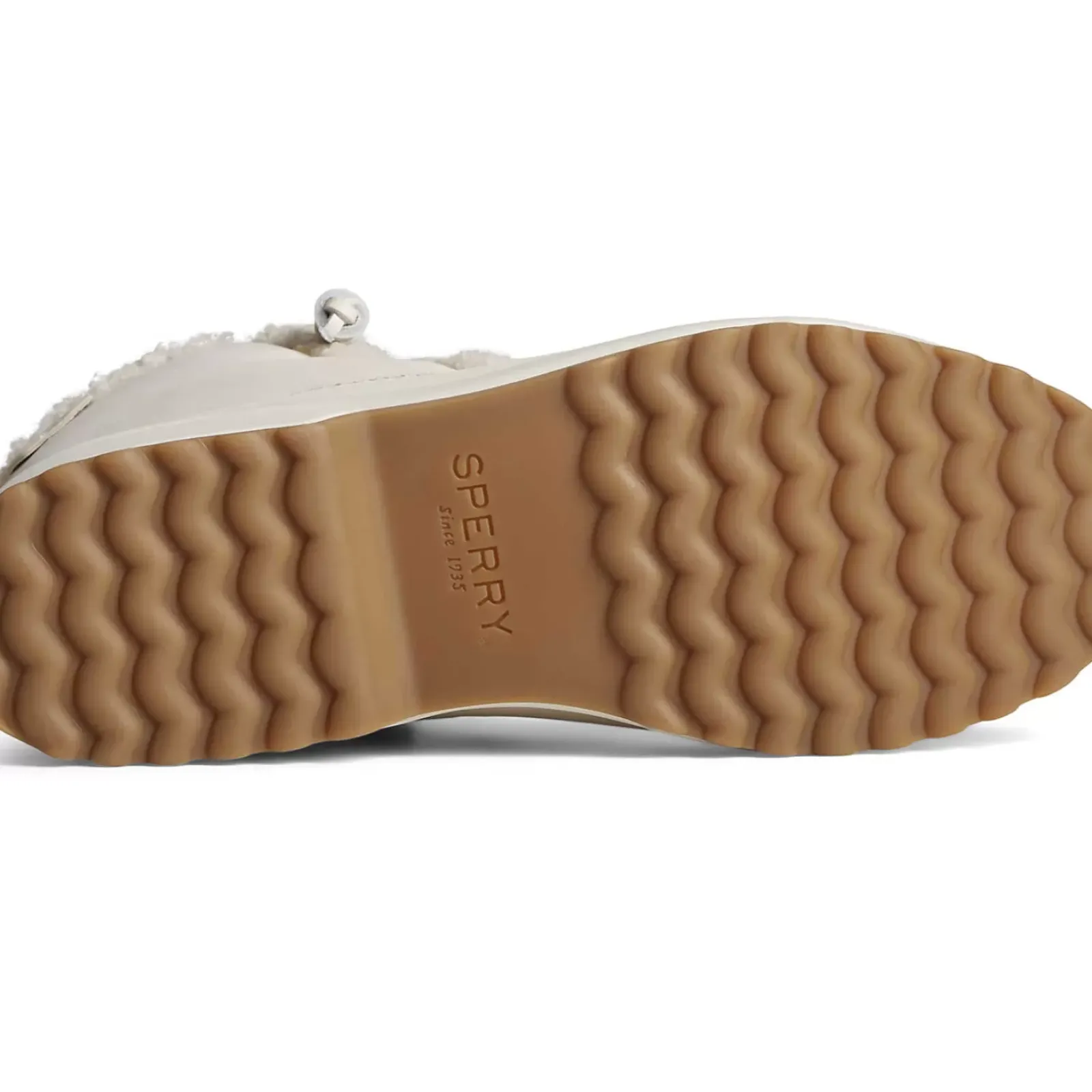 Sale|Boots^Sperry Women's Maritime Repel Teddy Trim Snow Boot Ivory