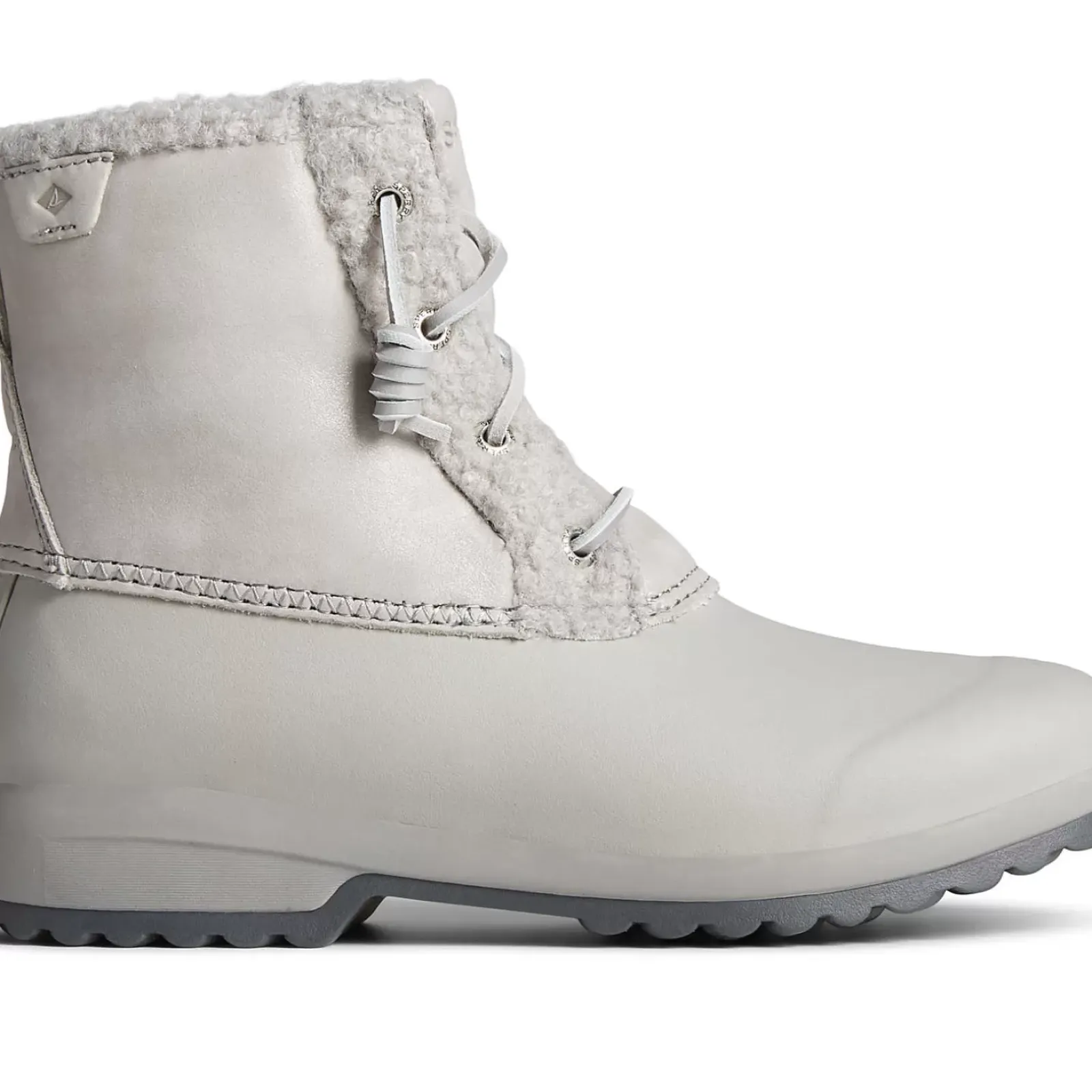 Sale|Boots^Sperry Women's Maritime Repel Teddy Trim Snow Boot Grey