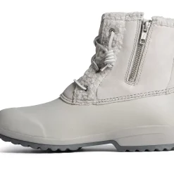 Sale|Boots^Sperry Women's Maritime Repel Teddy Trim Snow Boot Grey
