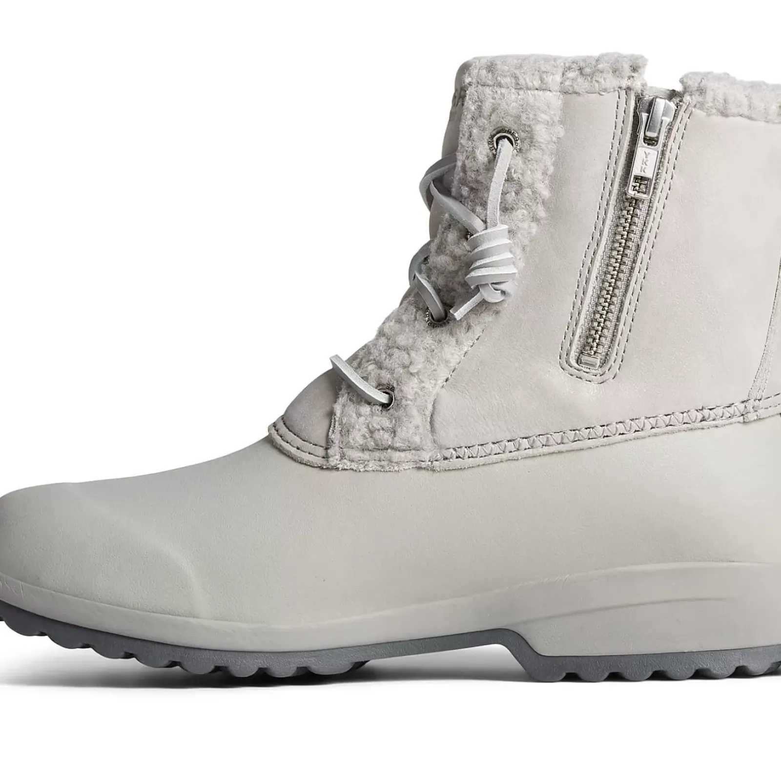 Sale|Boots^Sperry Women's Maritime Repel Teddy Trim Snow Boot Grey