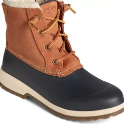 Sale|Rain & Duck Boots^Sperry Women's Maritime Repel Thinsulate&trade; Waterproof Snow Boot Tan/Navy