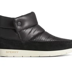 Sale|Boots^Sperry Women's Moc-Sider Nylon Bootie Black