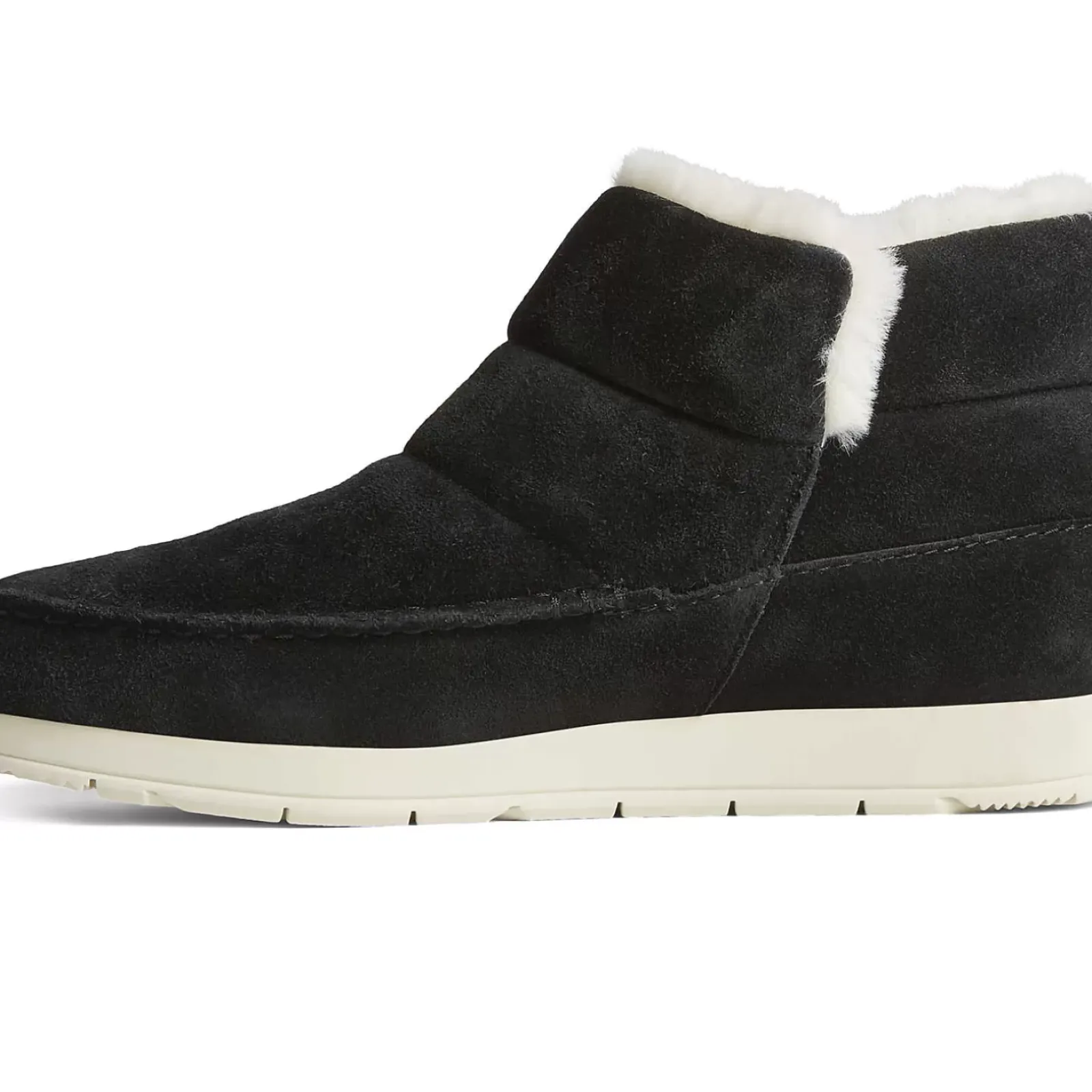 Sale|Boots^Sperry Women's Moc-Sider Suede Bootie Black