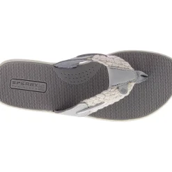 Sandals^Sperry Women's Parrotfish Sandal Light Grey/Silver