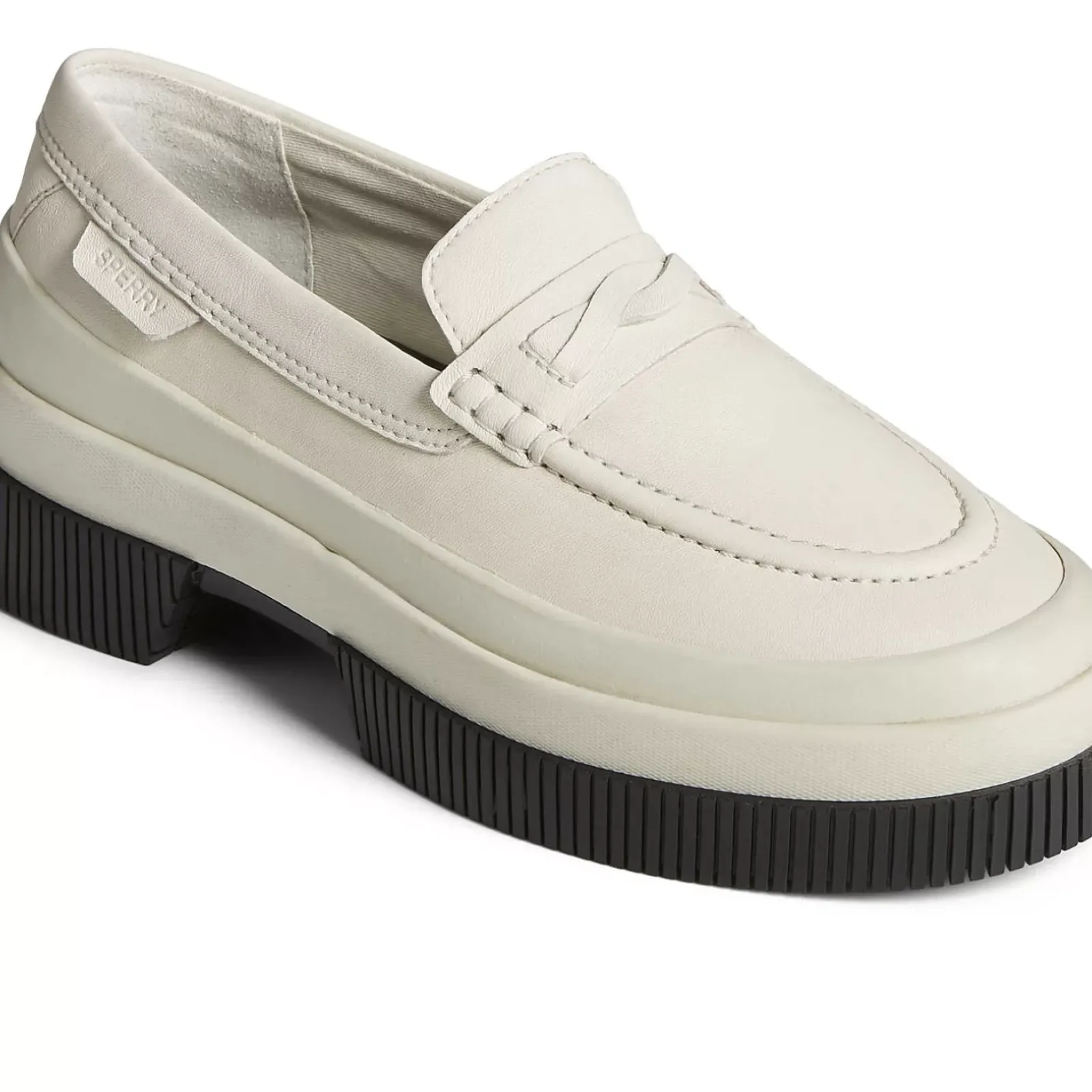 Sale|Flats & Loafers^Sperry Women's Platform Leather Loafer White