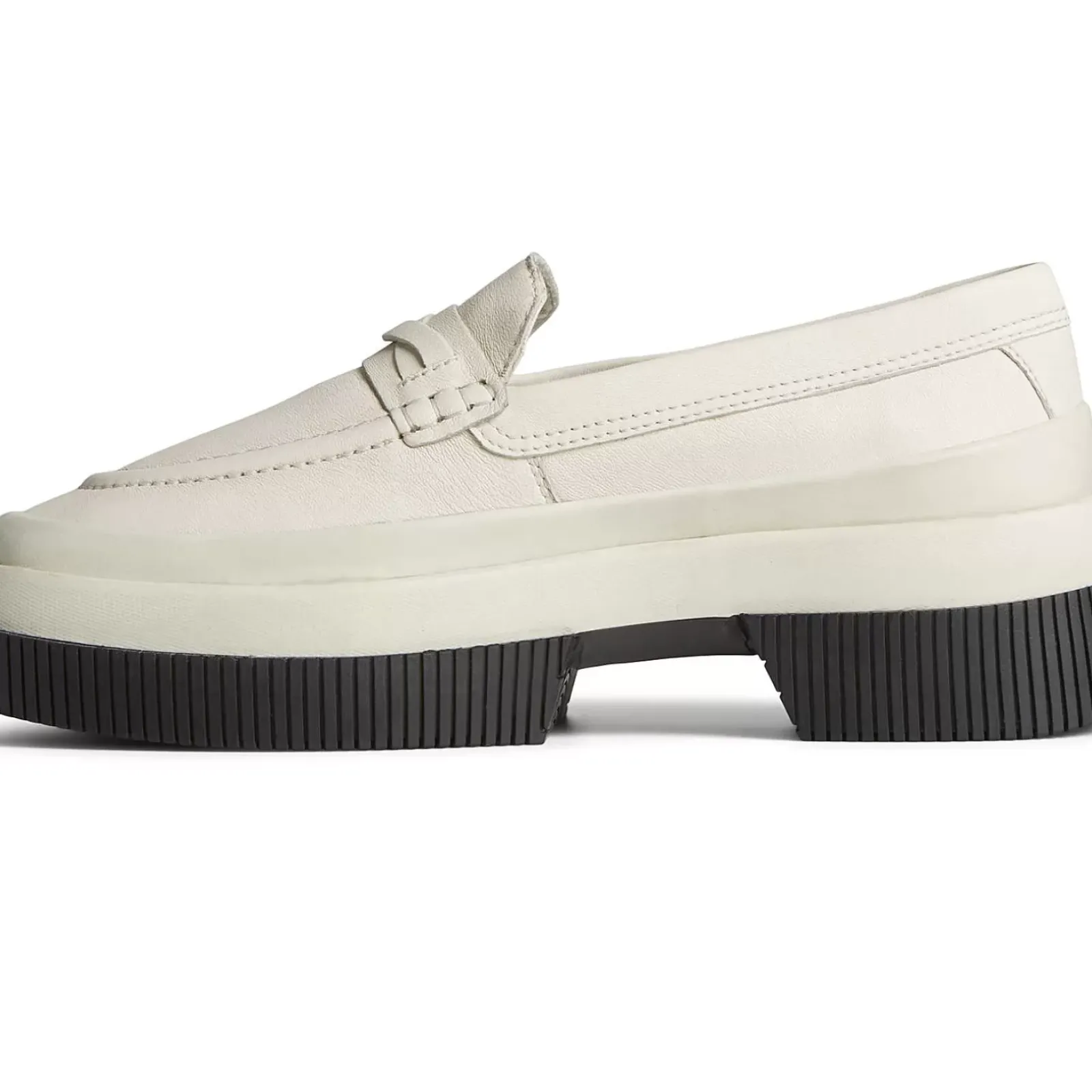Sale|Flats & Loafers^Sperry Women's Platform Leather Loafer White