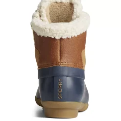 Saltwater Duck Boot|Sale^Sperry Women's Saltwater Alpine Leather Duck Boot Tan/Navy