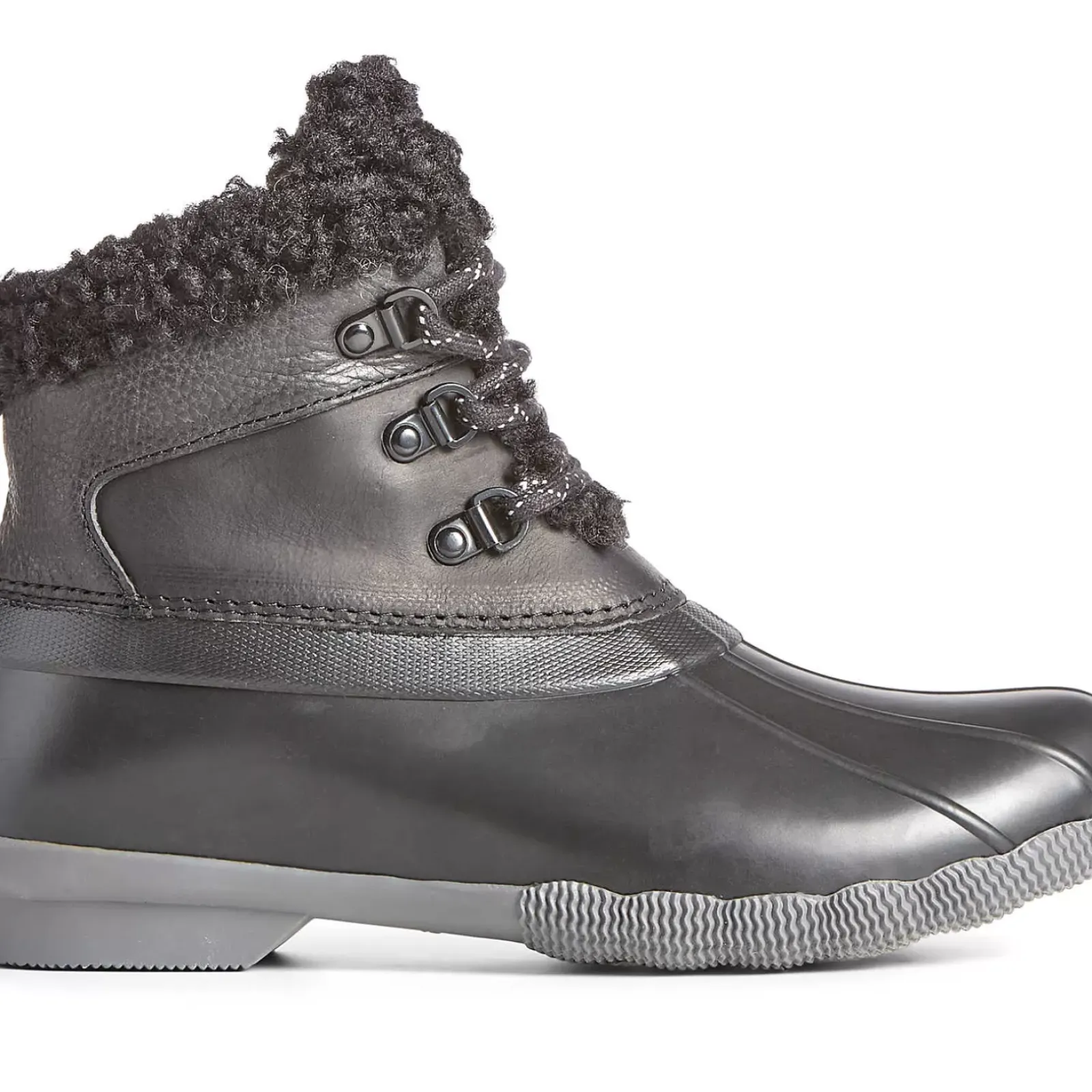 Saltwater Duck Boot|Sale^Sperry Women's Saltwater Alpine Leather Duck Boot Black