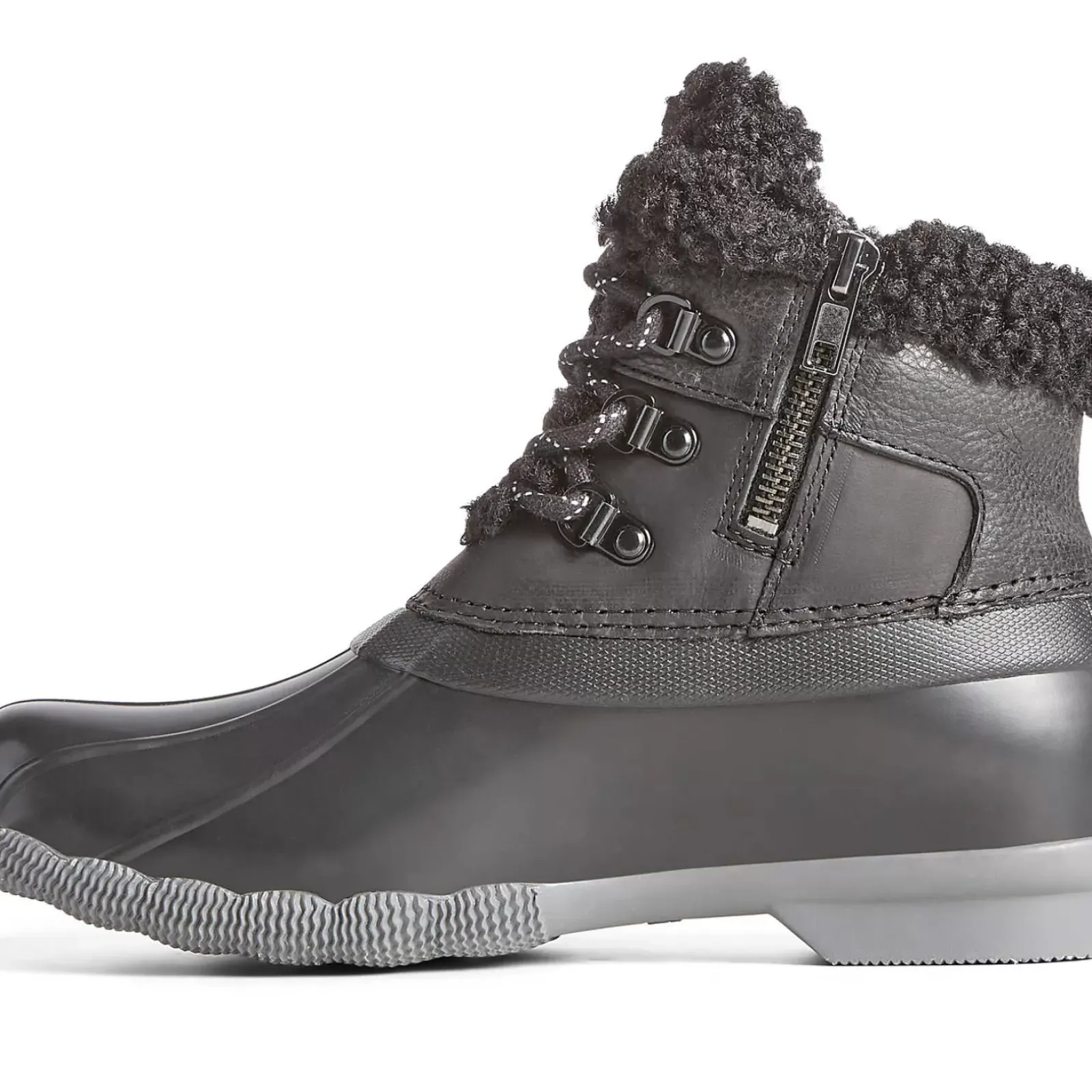 Saltwater Duck Boot|Sale^Sperry Women's Saltwater Alpine Leather Duck Boot Black