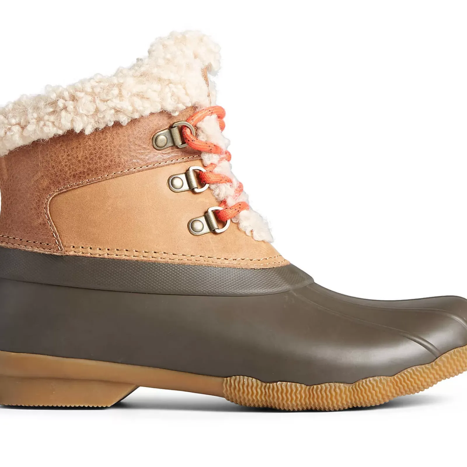 Saltwater Duck Boot|Sale^Sperry Women's Saltwater Alpine Leather Duck Boot Tan/Brown
