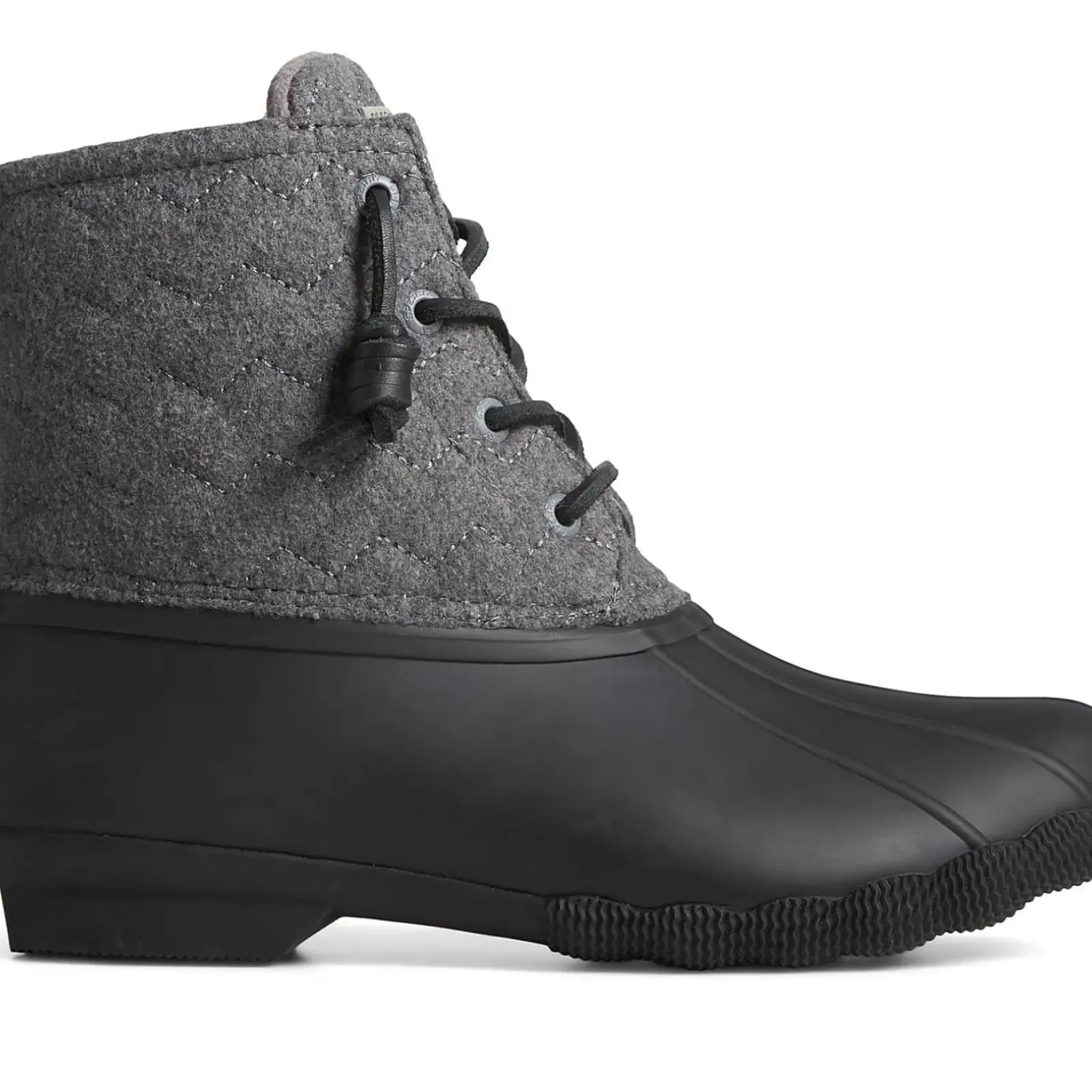 Saltwater Duck Boot|Sale^Sperry Women's Saltwater Chevron Wool Duck Boot Black