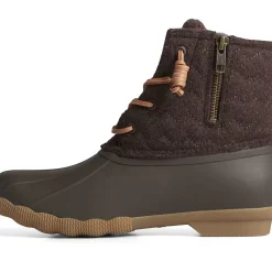 Saltwater Duck Boot|Sale^Sperry Women's Saltwater Chevron Wool Duck Boot Java