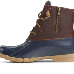 Saltwater Duck Boot|Sale^Sperry Women's Saltwater Duck Boot Tan / Navy