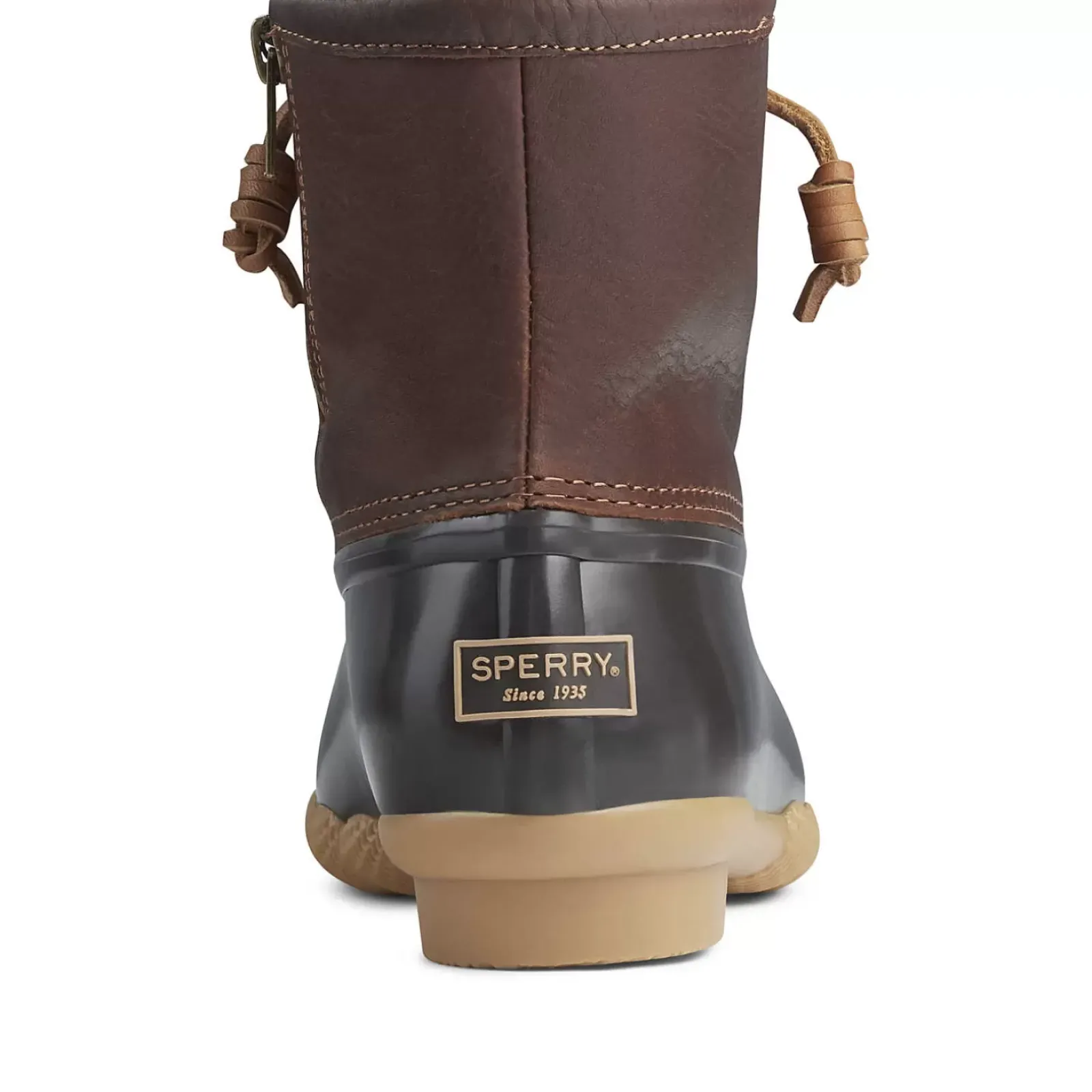 Sale|Rain & Duck Boots^Sperry Women's Saltwater Duck Boot Tan / Dark Brown