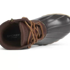 Sale|Rain & Duck Boots^Sperry Women's Saltwater Duck Boot Tan / Dark Brown