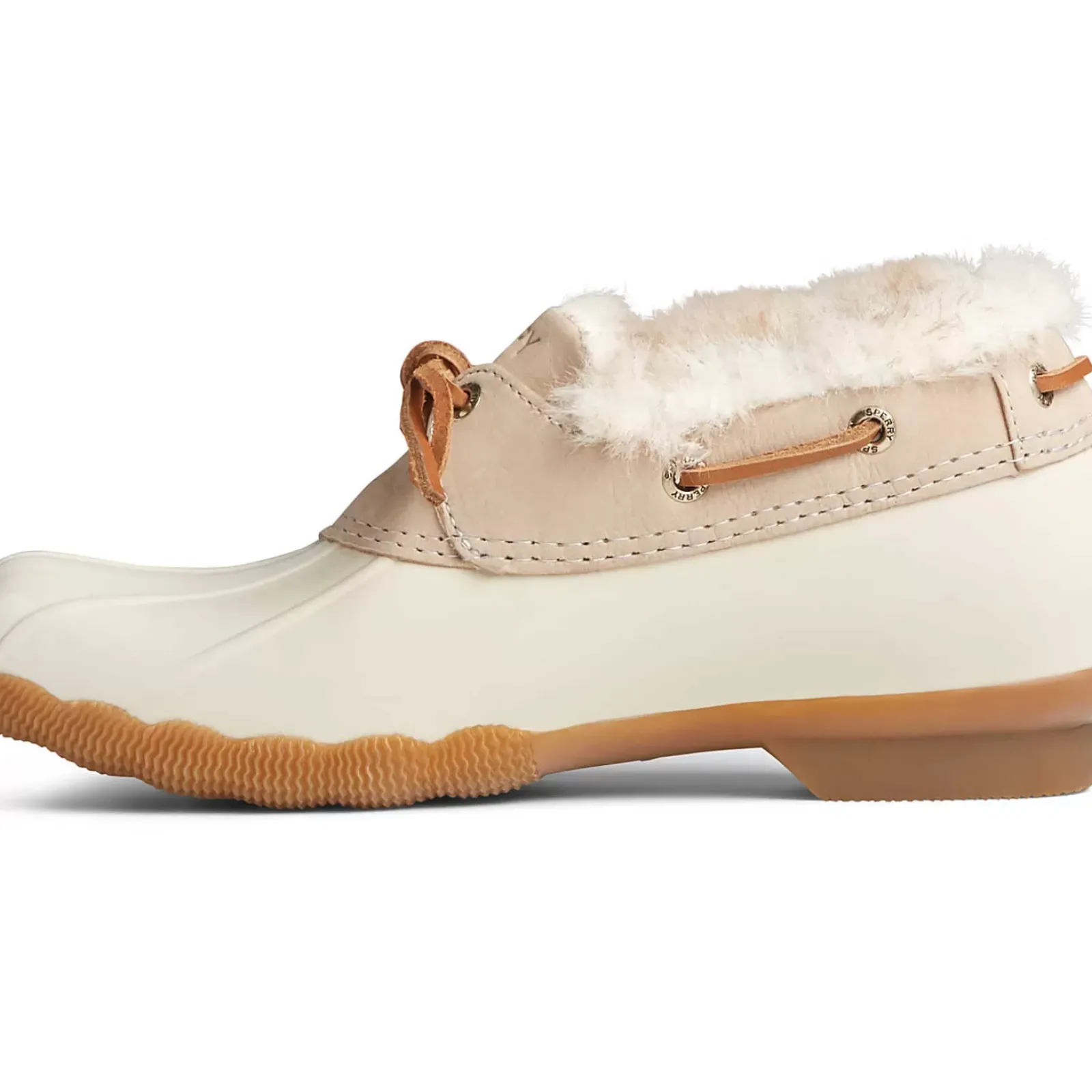 Saltwater Duck Boot|Sale^Sperry Women's Saltwater 1-Eye Cozy Duck Boot Ivory