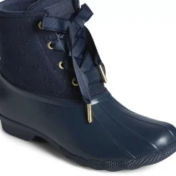 Saltwater Duck Boot|Sale^Sperry Women's Saltwater Eyelet Duck Boot Navy