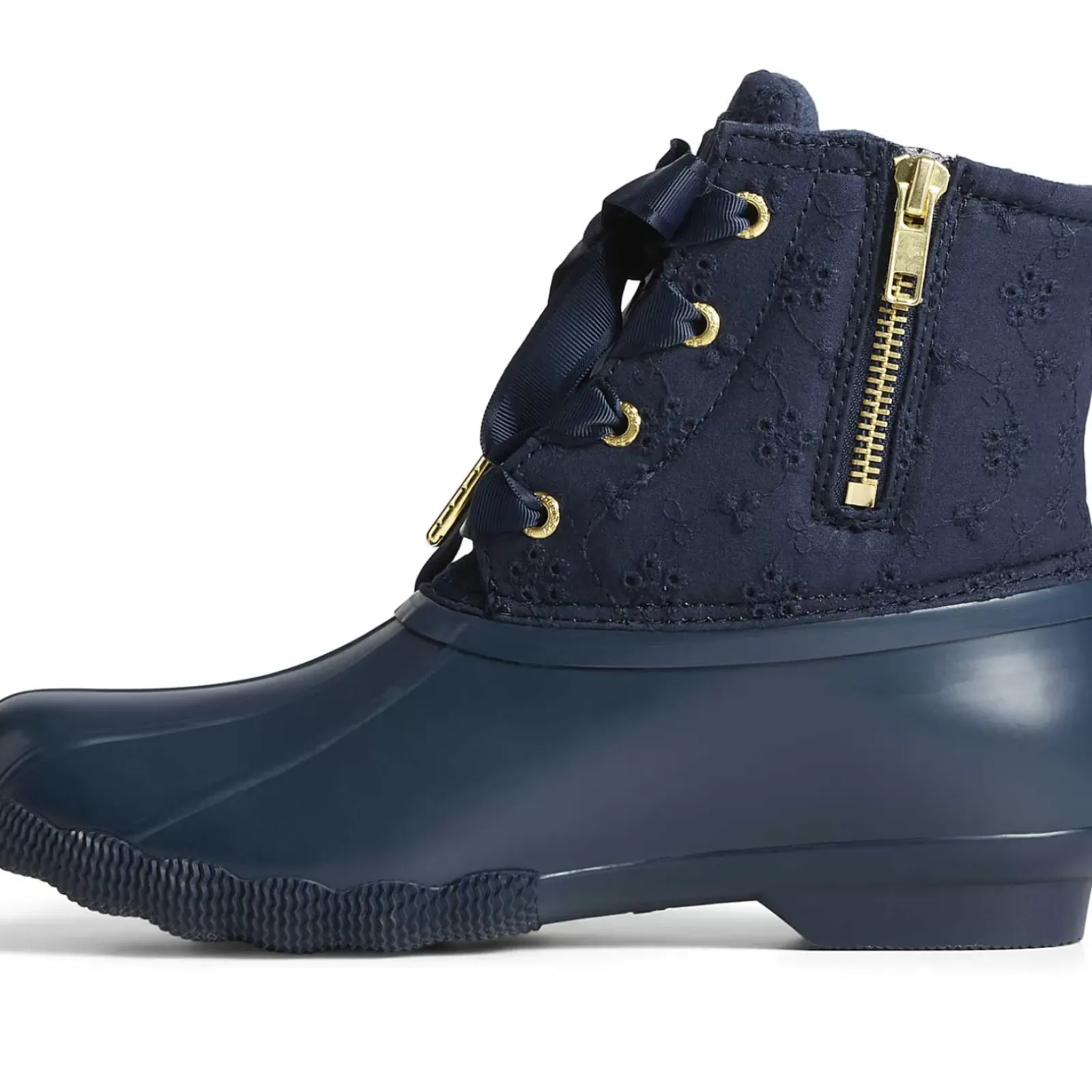 Saltwater Duck Boot|Sale^Sperry Women's Saltwater Eyelet Duck Boot Navy