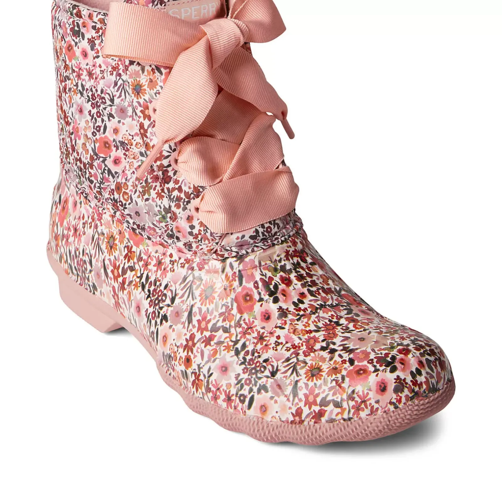 Saltwater Duck Boot|Sale^Sperry Women's Saltwater Floral Duck Boot Pink