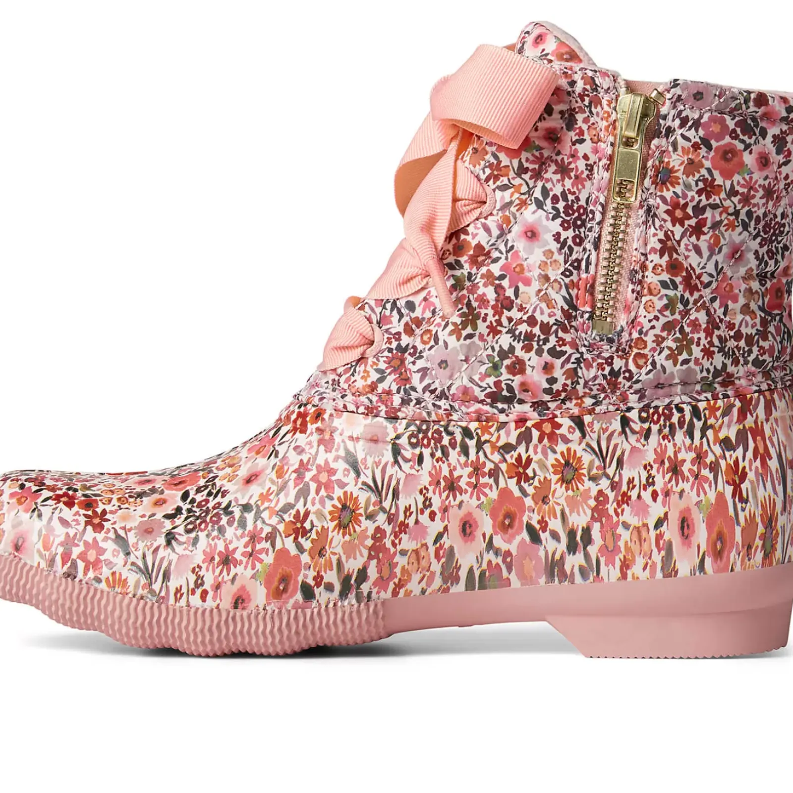 Saltwater Duck Boot|Sale^Sperry Women's Saltwater Floral Duck Boot Pink