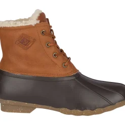 Saltwater Duck Boot|Sale^Sperry Women's Saltwater Luxe Leather Thinsulate™ Duck Boot Tan