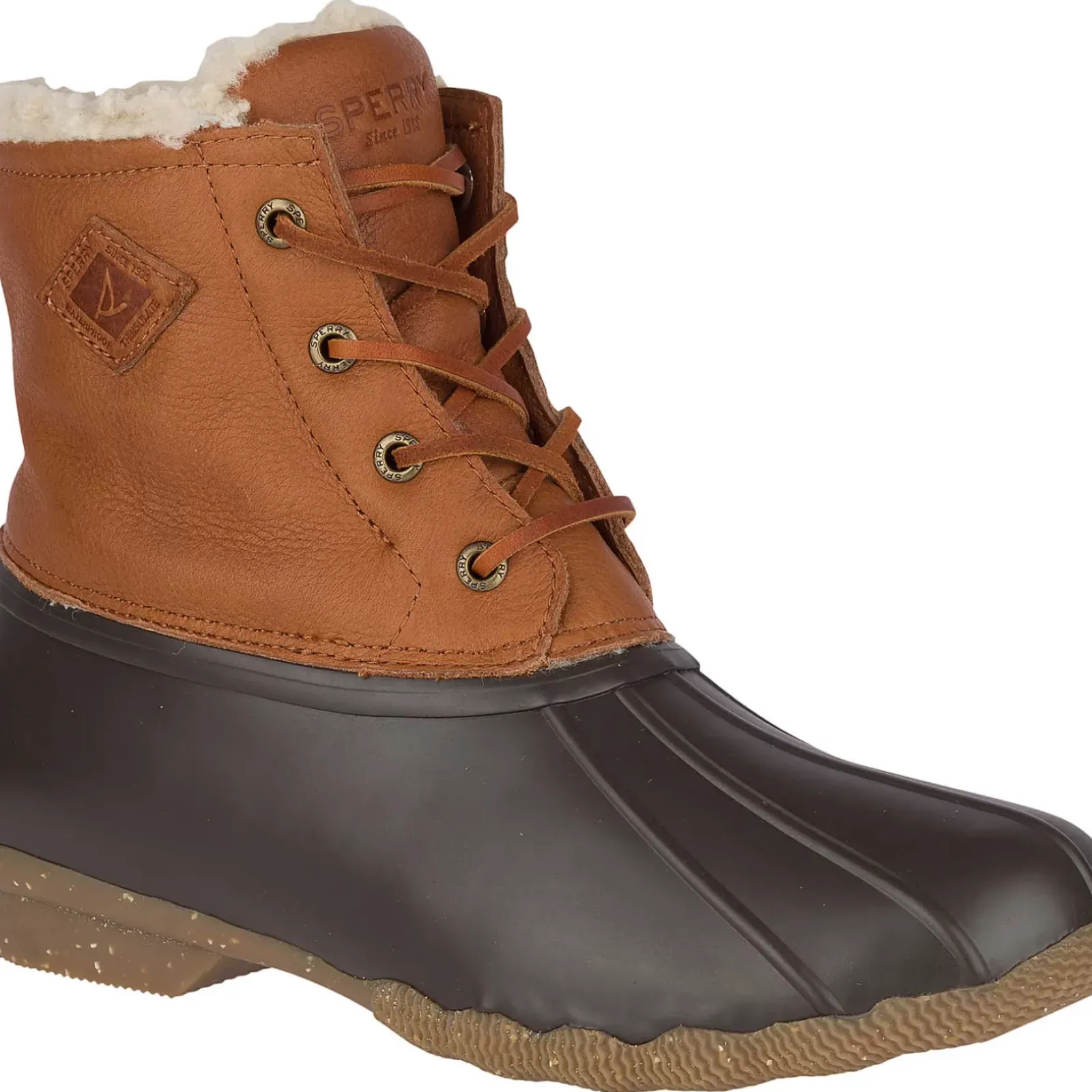 Saltwater Duck Boot|Sale^Sperry Women's Saltwater Luxe Leather Thinsulate™ Duck Boot Tan