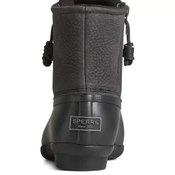 Saltwater Duck Boot|Sale^Sperry Women's Saltwater Mainsail Leather Duck Boot Black