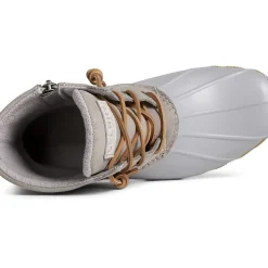 Saltwater Duck Boot|Sale^Sperry Women's Saltwater Mainsail Leather Duck Boot Grey