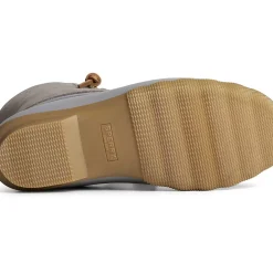 Saltwater Duck Boot|Sale^Sperry Women's Saltwater Mainsail Leather Duck Boot Grey