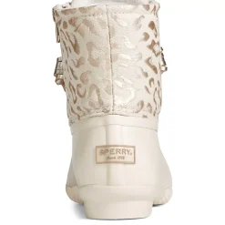 Saltwater Duck Boot|Sale^Sperry Women's Saltwater Metallic Jacquard Duck Boot Ivory