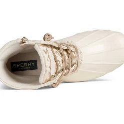 Saltwater Duck Boot|Sale^Sperry Women's Saltwater Metallic Jacquard Duck Boot Ivory