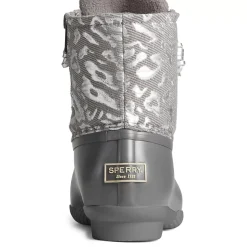 Saltwater Duck Boot|Sale^Sperry Women's Saltwater Metallic Jacquard Duck Boot Silver