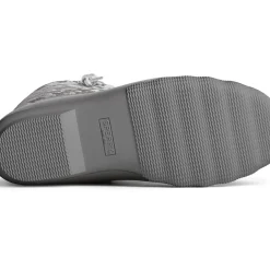 Saltwater Duck Boot|Sale^Sperry Women's Saltwater Metallic Jacquard Duck Boot Silver