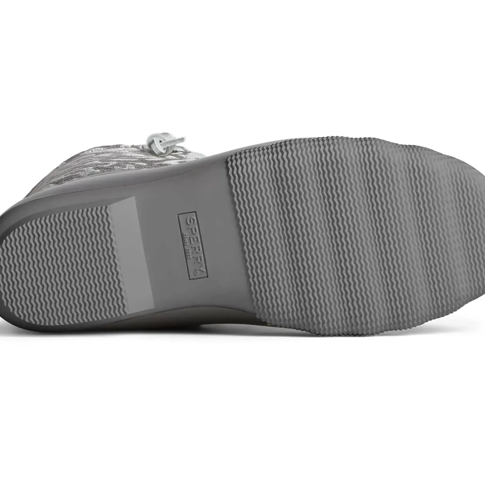 Saltwater Duck Boot|Sale^Sperry Women's Saltwater Metallic Jacquard Duck Boot Silver