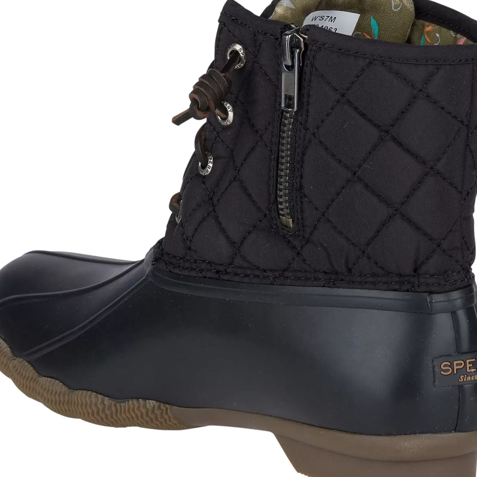 Saltwater Duck Boot|Sale^Sperry Women's Saltwater Quilted Duck Boot Black