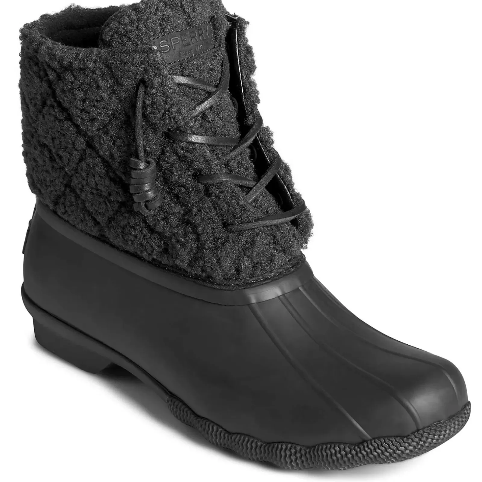Saltwater Duck Boot|Sale^Sperry Women's Saltwater Sherpa Duck Boot Black